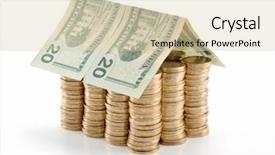  Presentation with real estate development - Amazing slide set having economic development - invest in real estate concept backdrop and a soft green colored foreground