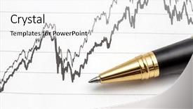  Presentation with stock market - Colorful slides enhanced with economic growth - analyzing the stock market backdrop and a white colored foreground