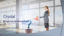  Presentation with invest - Slide deck enhanced with economic growth - invest to increase your incomes background and a sky blue colored foreground