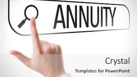  Presentation with virtual - Amazing theme having economic searching - annuity written in search bar backdrop and a white colored foreground