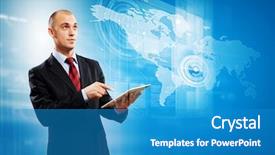  Presentation with tablets wood table tablet white - Cool new slide set with standing with book in classroom backdrop and a  colored foreground.