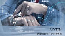  Presentation with trading - Amazing presentation having economics - businessman in trading and finance backdrop and a light blue colored foreground