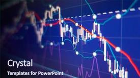  Presentation with financial crisis - Audience pleasing presentation consisting of economics - economic crisis - stock market backdrop and a navy blue colored foreground