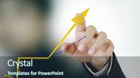  Presentation with economics - PPT theme consisting of economics - hand graph background and a wine colored foreground