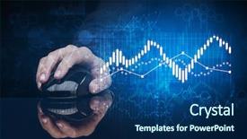 Presentation with statistical tests - Audience pleasing PPT theme consisting of economics - hand using wireless mouse backdrop and a navy blue colored foreground