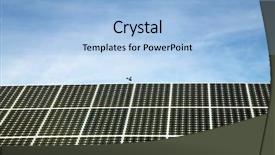  Presentation with dark blue sky stars - Amazing slide deck having economics free economy - solar panel against blue sky backdrop and a  colored foreground