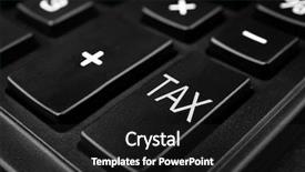  Presentation with tax - Colorful slide set enhanced with economics balance payments - tax concept modern calculator closeup backdrop and a dark gray colored foreground