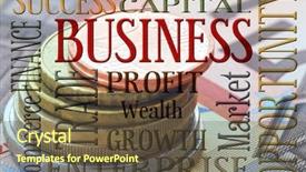  Presentation with overlaid - Slide deck with economics related - euro coins and banknotes overlaid background and a tawny brown colored foreground