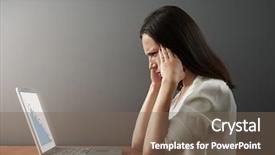  Presentation with concentrated solar power - Amazing presentation having economy concentartion - concentrated woman looking at laptop backdrop and a violet colored foreground