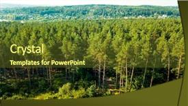  Presentation with resources - Presentation design with ecosystem resources - aerial view from the drone background and a  colored foreground