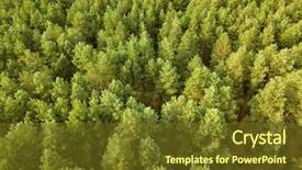  Presentation with natural resources - Slide deck having ecosystem resources - aerial view of the drone background and a tawny brown colored foreground