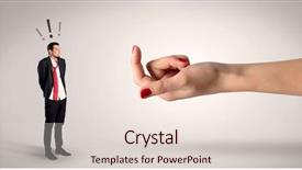  Presentation with question - Slide deck featuring ecstasy - businessman in an affair background and a lemonade colored foreground