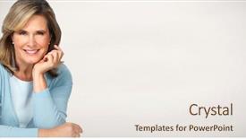  Presentation with elderly woman in nursing - PPT layouts enhanced with edad media - beautiful elderly woman portrait background and a sky blue colored foreground