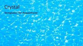  Presentation with ripples - Colorful slide deck enhanced with eddy current - pattern ripples water backdrop and a  colored foreground