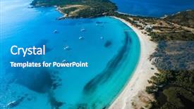  Presentation with france - Cool new slide set with aerial view of the splendid backdrop and a teal colored foreground