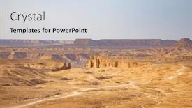  Presentation with riyadh - Slide set consisting of edge-of-the-world-popular background and a sky blue colored foreground