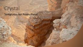  Presentation with riyadh - PPT theme having edge-of-the-world-popular background and a coral colored foreground