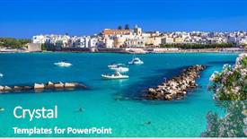  Presentation with holidays - Cool new theme with edifice - italian holidays - beautiful otranto backdrop and a teal colored foreground