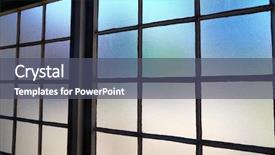  Presentation with building - Slide set enhanced with edifice - window in a dim old background and a dark gray colored foreground