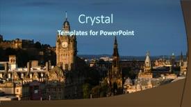  Presentation with united kingdom - Audience pleasing PPT layouts consisting of edinburgh-city-skyline-from-calton backdrop and a ocean colored foreground