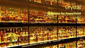  Presentation with scotch - Audience pleasing presentation theme consisting of edinburgh-scotland-july-10-diageo backdrop and a tawny brown colored foreground