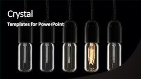  Presentation with art vintage edison lightbulb - Cool new presentation with edison - beautiful vintage style lightbulbs backdrop and a black colored foreground