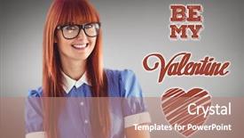  Presentation with calvary religious cross against - Slide deck enhanced with editable valintines - attractive hipster woman with crossed background and a coral colored foreground