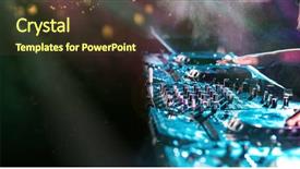  Presentation with kids zoo party - Presentation theme with edm - dj mixes the track background and a tawny brown colored foreground