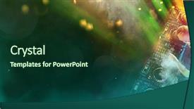  Presentation with rock n roll party - Colorful theme enhanced with edm - dj mixes the track backdrop and a forest green colored foreground