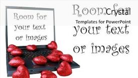  Presentation with edu - Cool new presentation theme with edu - laptop computer with a valentines backdrop and a  colored foreground