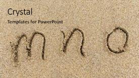  Presentation with alphabet - Colorful PPT layouts enhanced with educa o - alphabet letters m n o backdrop and a coral colored foreground