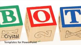  Presentation with alphabet - Presentation enhanced with educa o - colorful alphabet blocks spelling background and a lemonade colored foreground