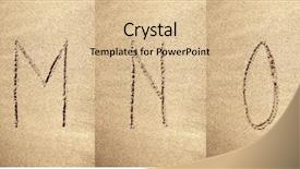  Presentation with sea shore - Presentation having educa o - concept or conceptual abstract set background and a  colored foreground