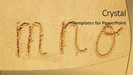  Presentation with sea shore - Colorful theme enhanced with educa o - concept or conceptual abstract set backdrop and a yellow colored foreground