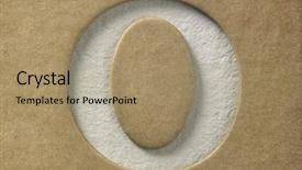  Presentation with alphabet - Slides enhanced with educa o - cut out alphabet o background and a coral colored foreground