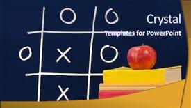  Presentation with digital books - Slide set featuring educa o - digital composite of books background and a navy blue colored foreground