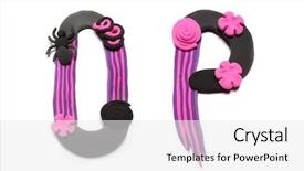  Presentation with color pink - Cool new presentation with educa o - plasticine letters o and p backdrop and a white colored foreground