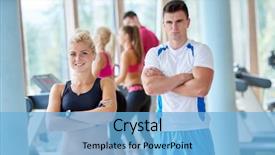  Presentation with young healthy people - Beautiful PPT theme featuring educaiton - group portrait of healthy backdrop and a  colored foreground