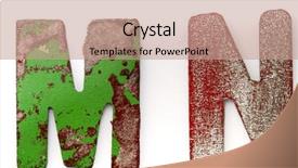  Presentation with letters - Cool new slides with educatio n - m n wooden letters backdrop and a coral colored foreground