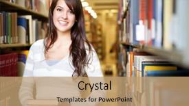  Presentation with college campus - Amazing slides having education - portrait of a mixed race backdrop and a coral colored foreground