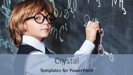  Presentation with school kids - PPT layouts consisting of education-a-smart-little-boy background and a  colored foreground