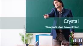  Presentation with drinking alcohol - Cool new PPT theme with education alcohol - male teacher drinking backdrop and a  colored foreground