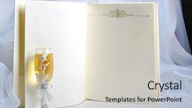  Presentation with wedding white - Presentation having education alcohol - white wedding book background and a  colored foreground