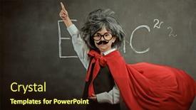  Presentation with early education - Slide deck enhanced with education-and-early-development background and a wine colored foreground