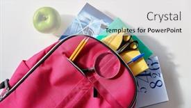  Presentation with education pink - Slides having education-and-learning-concept-pink background and a white colored foreground