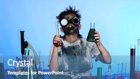  Presentation with medical education - Cool new presentation theme with education background funny teen shot backdrop and a teal colored foreground