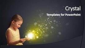  Presentation with education cute - Slide set featuring education cartoon - little cute girl playing background and a dark gray colored foreground