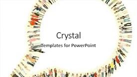  Presentation with diversity - Colorful slide deck enhanced with education cartoon - people diversity standing together backdrop and a white colored foreground