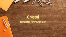  Presentation with space - Cool new slide set with education clip art - office supplies and copy text backdrop and a  colored foreground