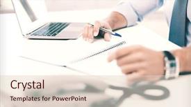  Presentation with education middle school arabic kids - Cool new slides with education concept - businessman writing backdrop and a lemonade colored foreground